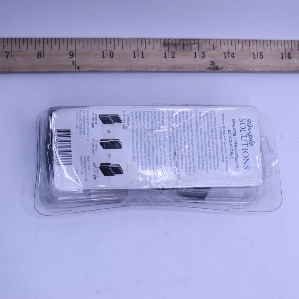 (26-Pk) SimpleSolutions Laminate Installation Spacers Plastic 45176