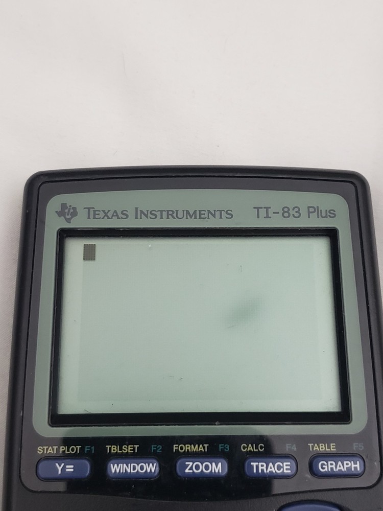 Texas Instruments TI-83 Plus Graphing Calculator - TESTED WORKS - Missing Case