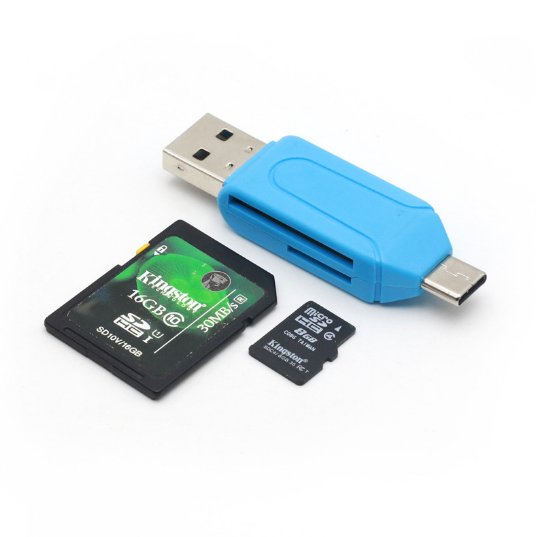 5pcs SD/TF Card Reader USB2.0 High Speed Memory Card Reader For Cellphone And PC