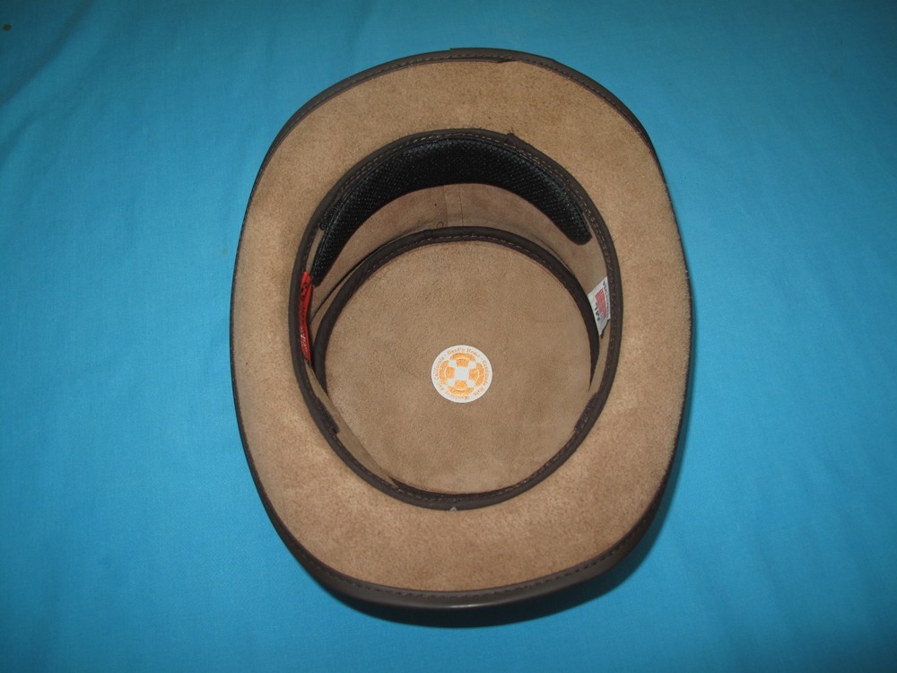 Victorian Style Leather Riding Hat US Made