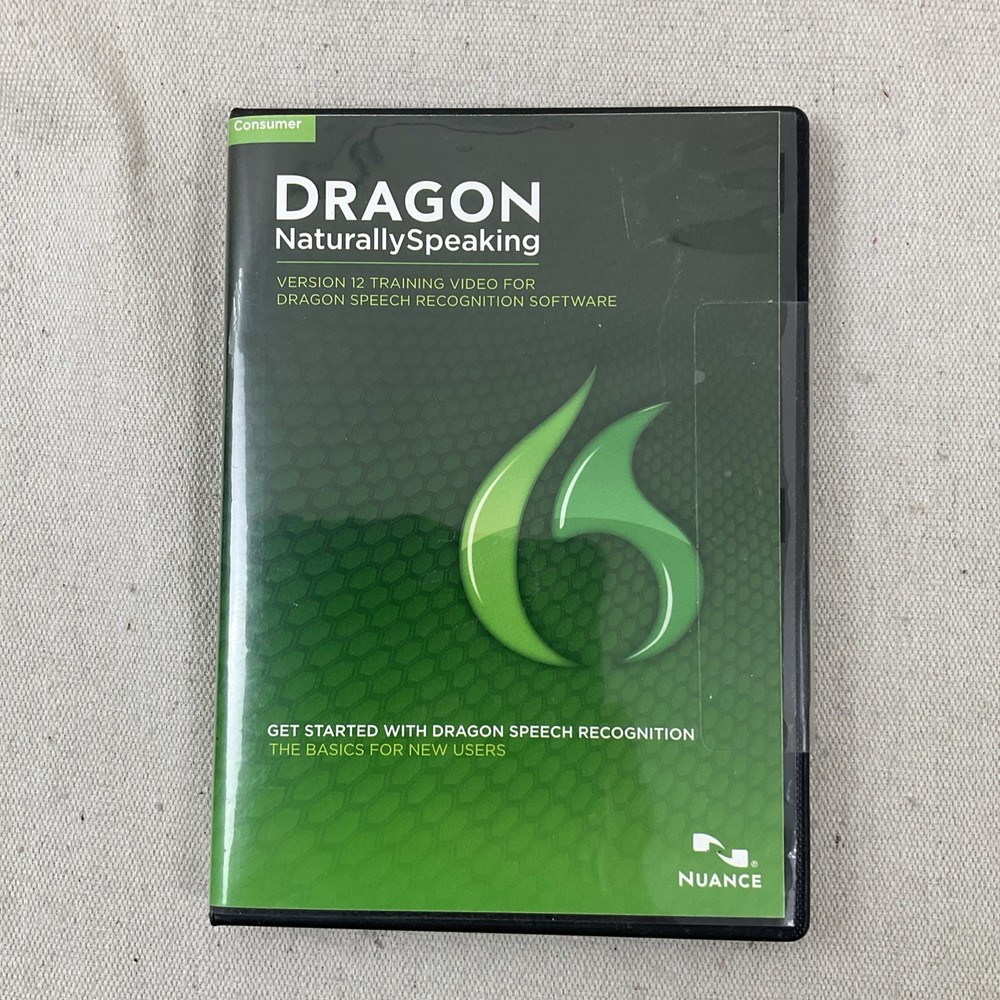 Nuance Dragon NaturallySpeaking 12 Premium Speech Recognition Software DVD