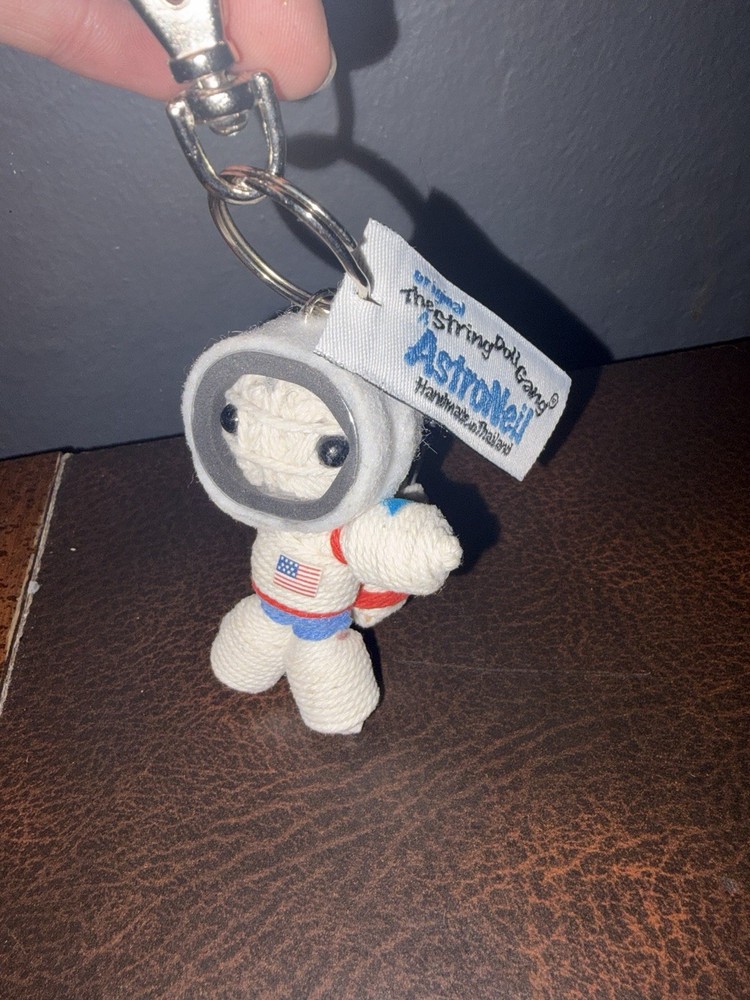 astronaut voodoo doll keychain