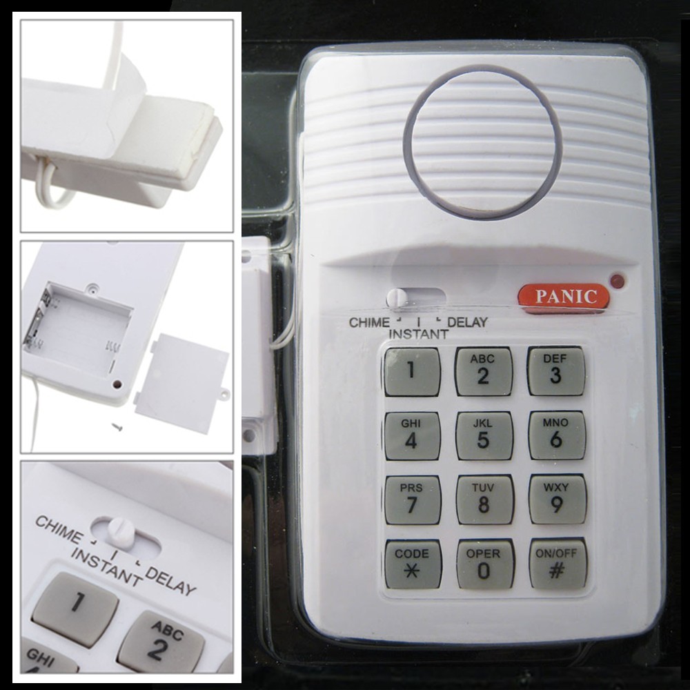 Secure Pro Keypad Wireless Alarm System with Magnetic Sensor Technology