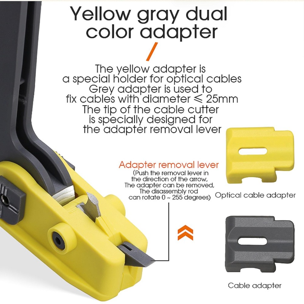 Fiber Optic Cable Stripping Knife KMS-K Longitudinal Cable Cutter Slitter E