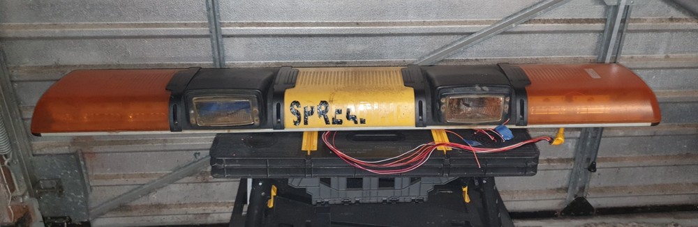 Haztec xpress flashing amber warning light bar