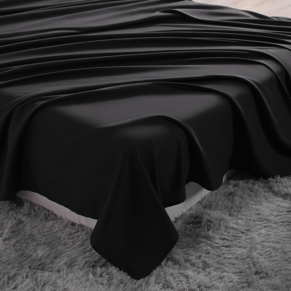 NTBAY Full Flat Sheet Only - Brushed Microfiber, Soft, Wrinkle-Free