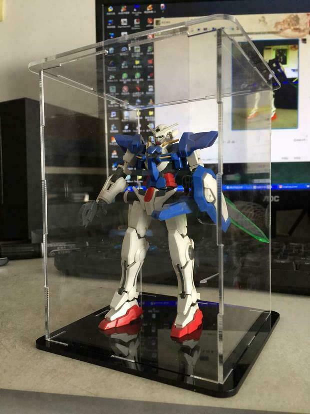 Acrylic Plastic Display Case Box Dustproof Self-Assembly Various Sizes to Choose