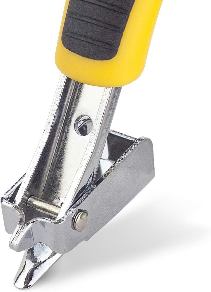 Staple Remover, Puller Tool with Ergonomic Handle, Upholstery Yellow