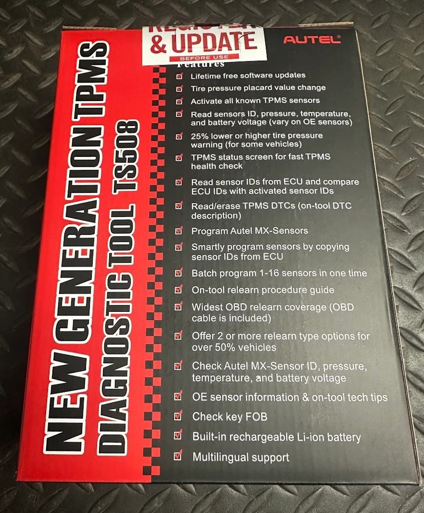 NEW Autel MaxiTPMS TS508-P TPMS - Relearn Reset Tool
