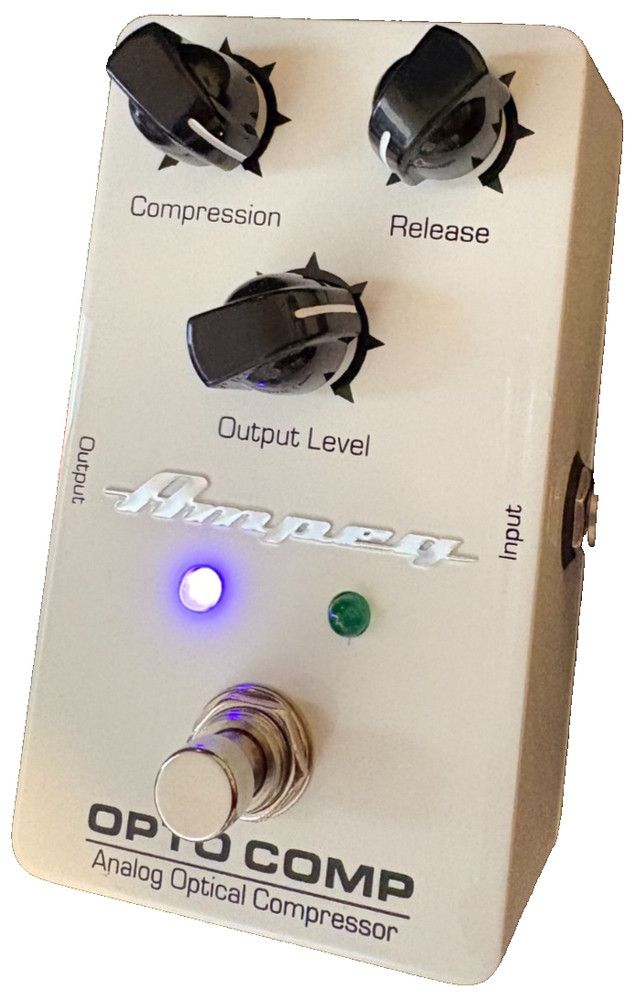AMPEG OPTO COMP Analog Optical Compressor Effects Pedal - Open Box