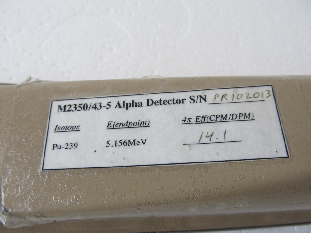 Ludlum 43-5 Alpha Scintillation Probe