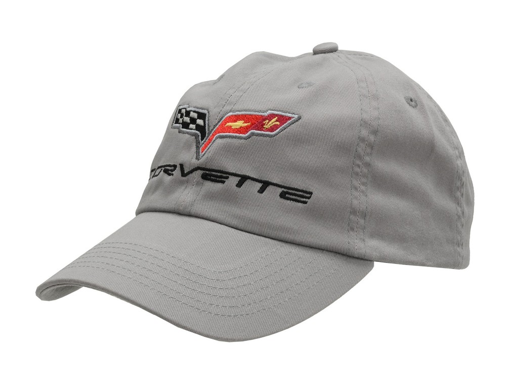 Corvette C6 Gray Twill Hat