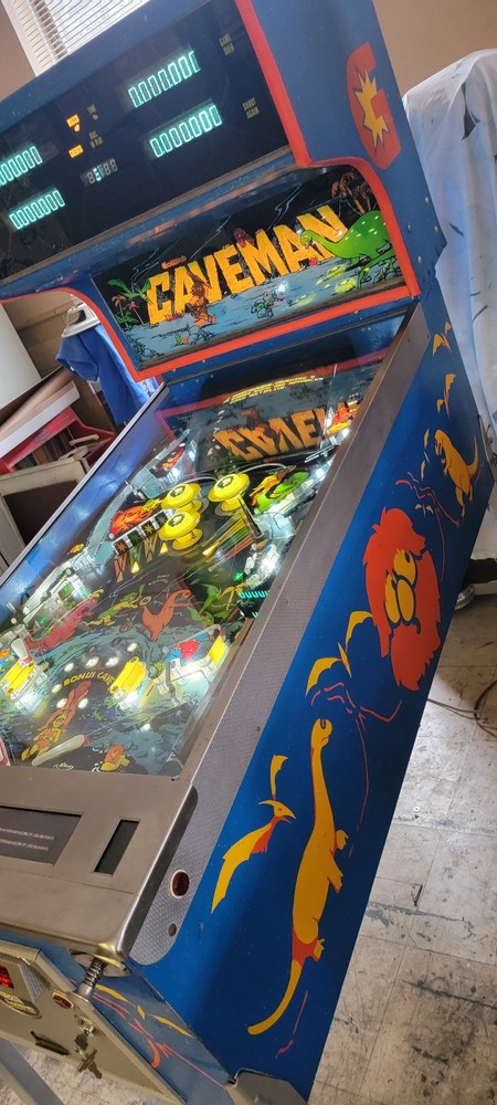 1982 Gottlieb Caveman Pinball Machine