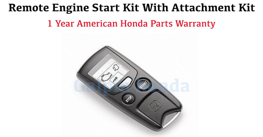 Genuine OEM Honda Pilot Remote Start Kit 2009-2013