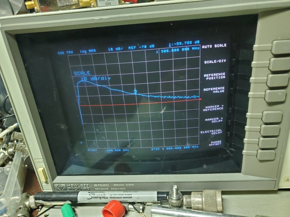Kratos/General Microwave Programmable RF Attenuator 2-4 GHz 64dB 3492-64 tested