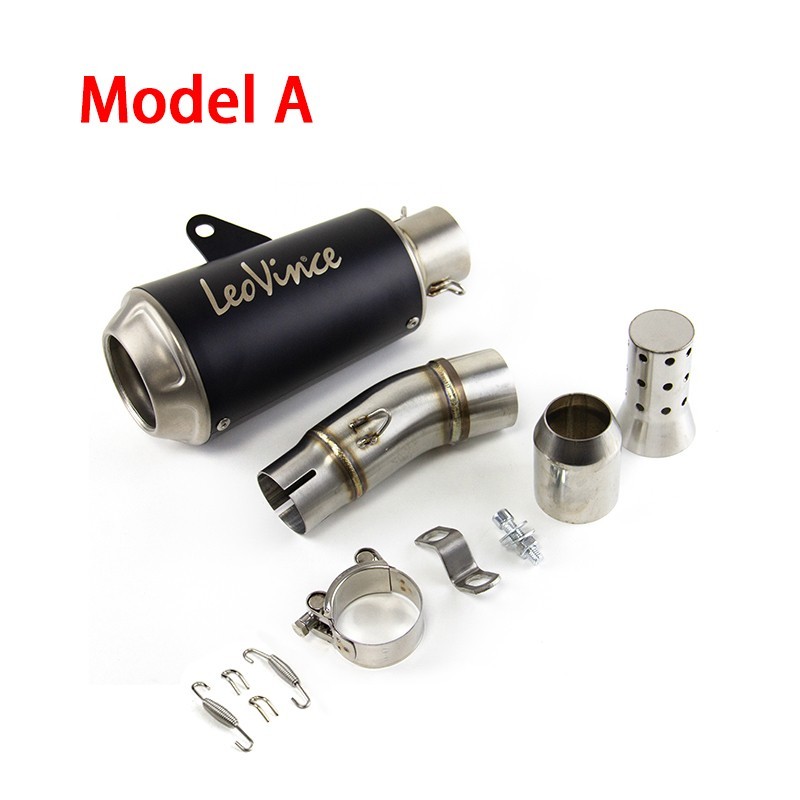 For Kawasaki Ninja 400 Ninja 500 Z400 Z500 Exhaust Tips Mid Pipe Slip On Muffler