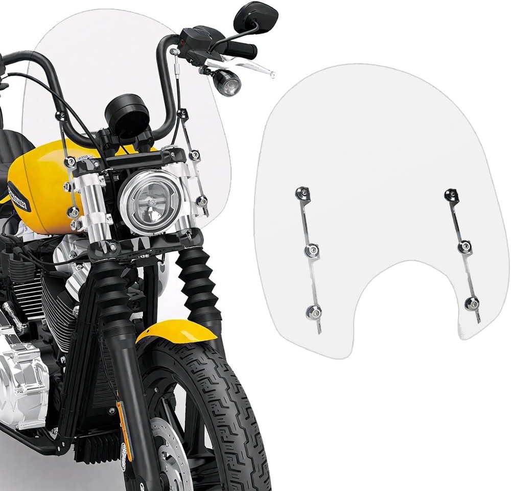Motorcycle Windshield Motorcycle Windscreen for Harley Softail Street Bob FXBB