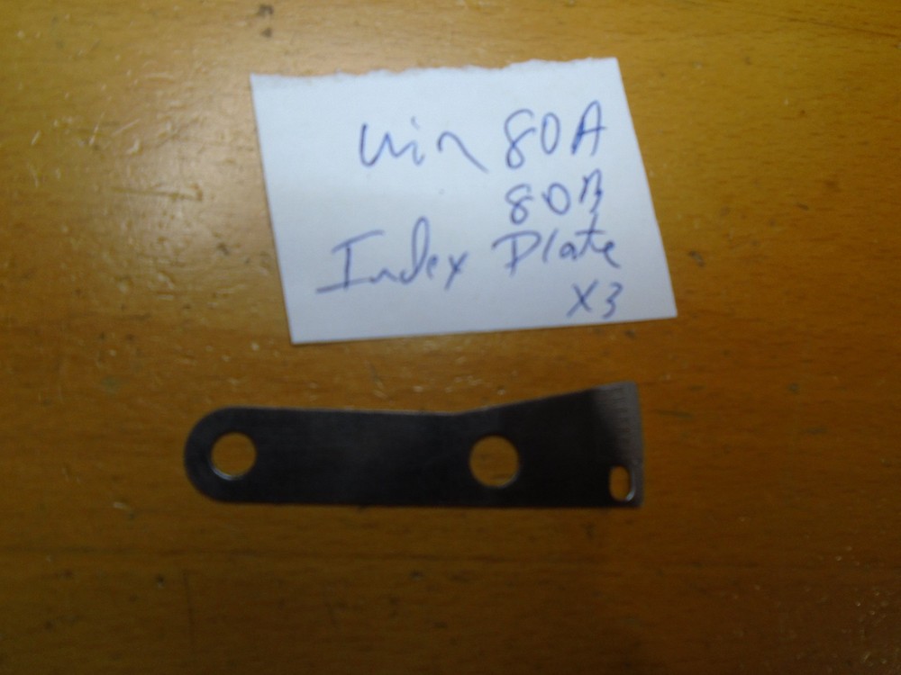 Winchester 80A & 80B Receiver Sight Index Plate