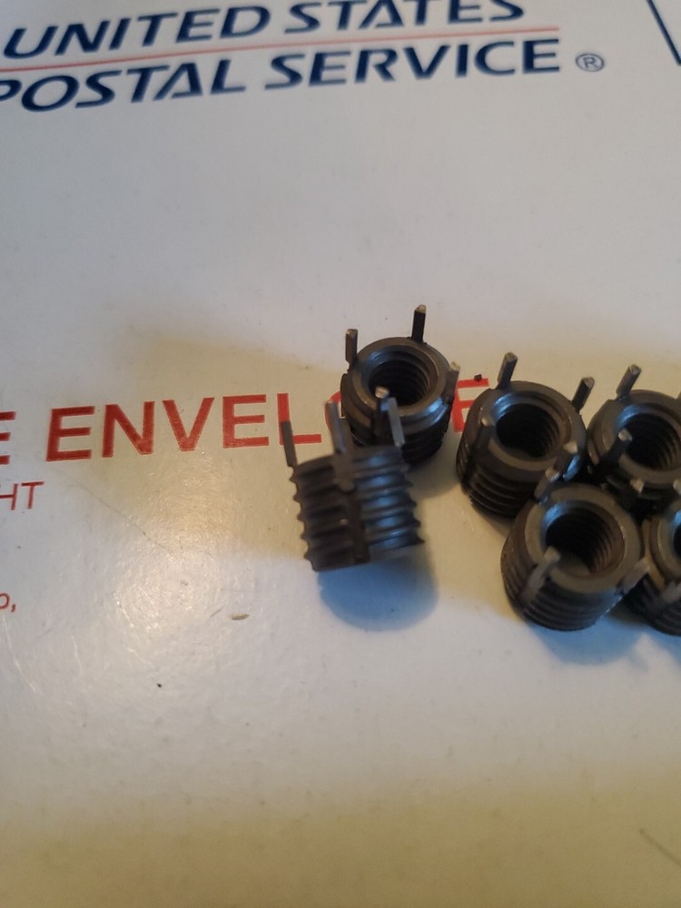 (10) Thread Locking Inserts 5/16-18 Internal Thread, 1/2-13 External Thread, S3