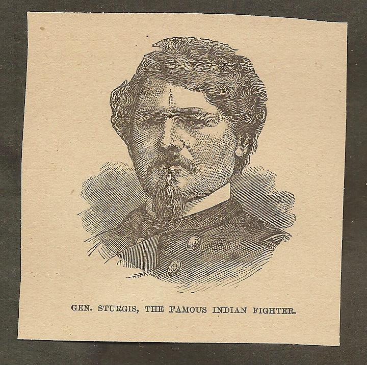 VINTAGE ILLUSTRATION - GENERAL SAMUEL DAVIS STURGIS