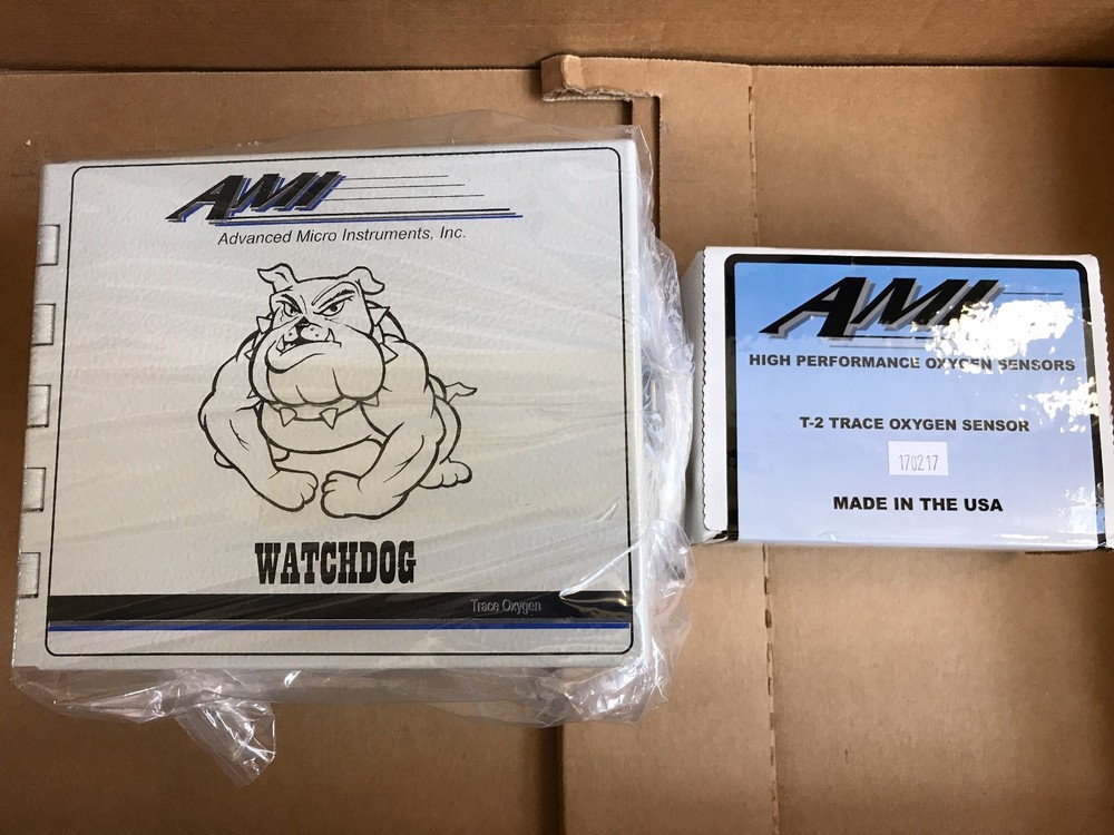 AMI Advanced Micro Watchdog Trace Oxygen System and T-2 Trace Oxygen Sensor