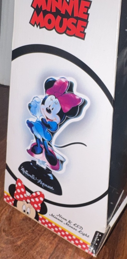 Minnie Mouse Neon And Led Light In Box