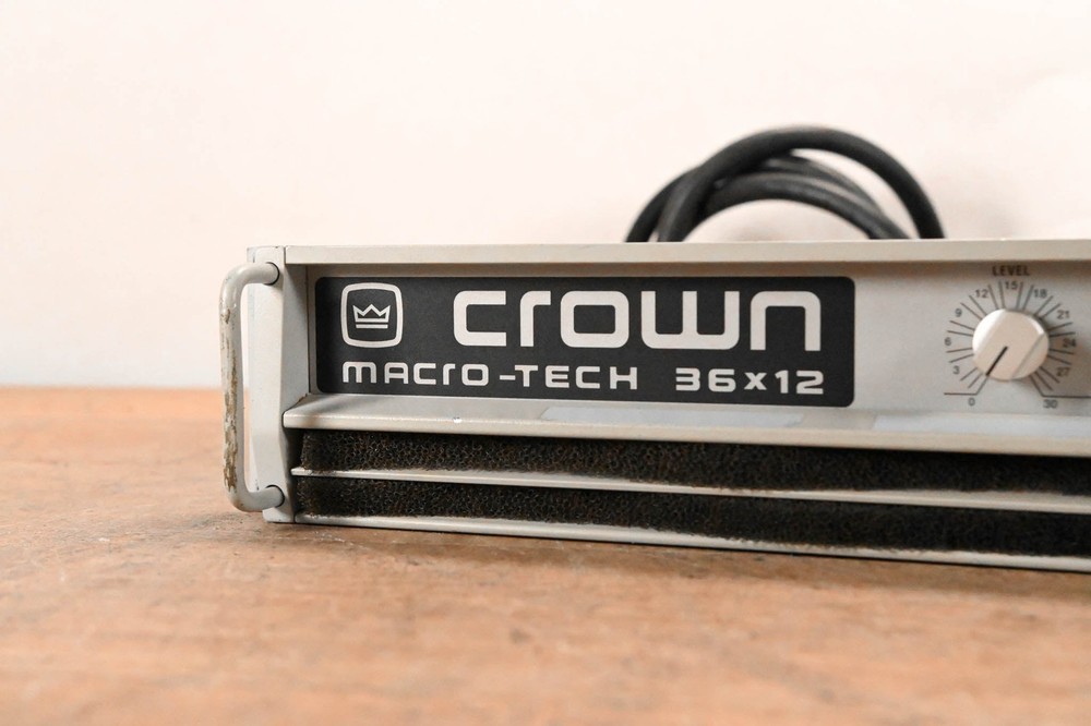 Crown Macro-Tech 36x12 2-Channel Power Amplifier CG01VS2