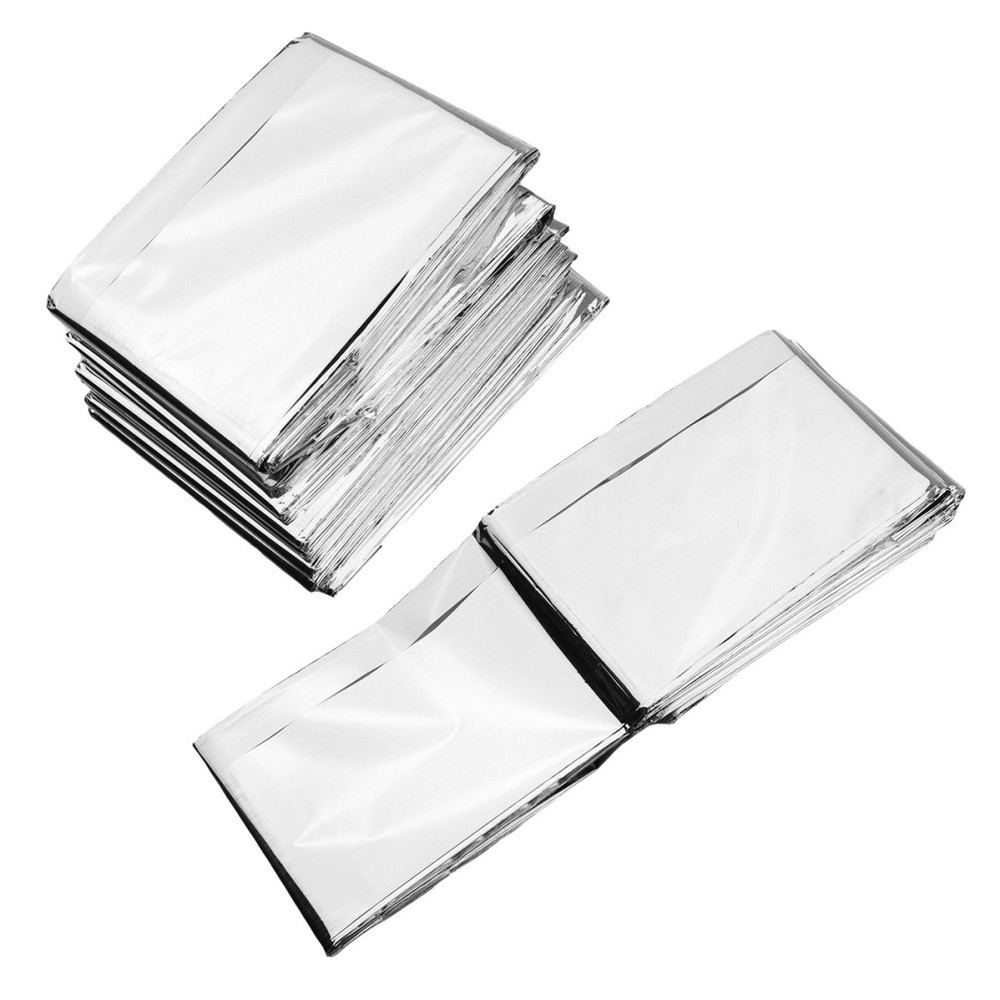 5pcs Blankets Emergency Sunscreen Blankets Warming Reflective Blanket