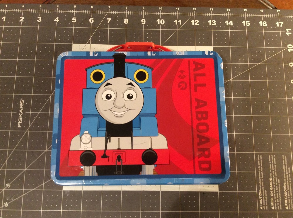 Thomas The Tank Engine Train Lunchbox All Aboard 2010 Tin Box Co
