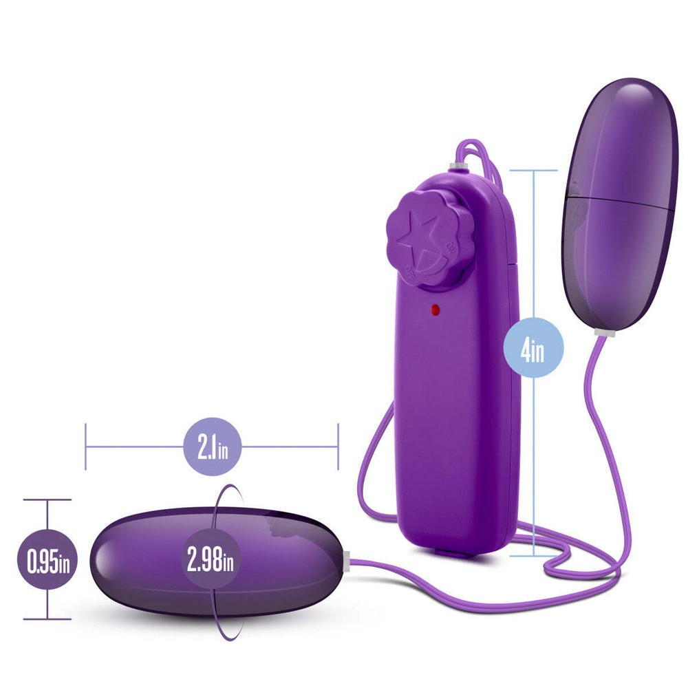 Blush B Yours Double Pop Egg-Tunable Remote Control Vibrator-Eggs Are Waterproof