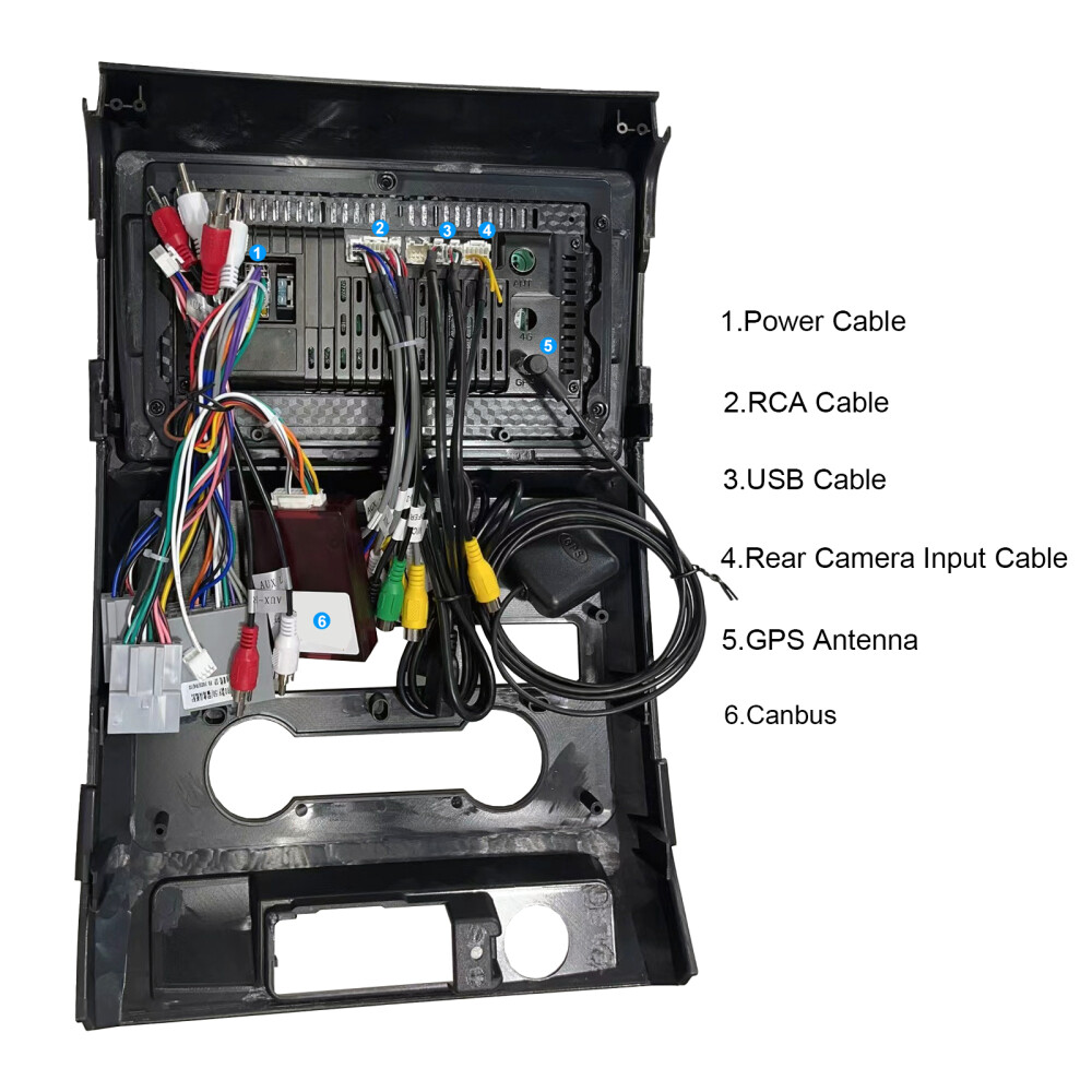 For Ford F-150 2009-2014 Apple Carplay Android 15 Car Stereo Radio GPS FM 2+64GB