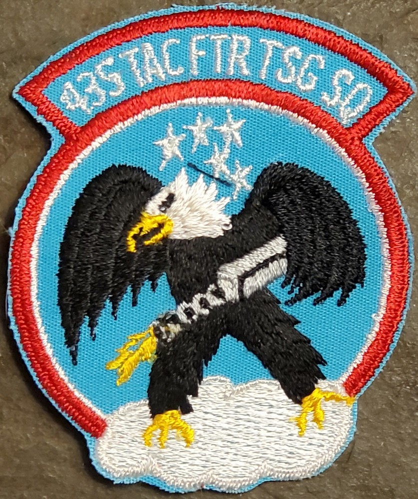 Cold War USAF US Air Force 435th Tactical Fighter Training TSG Squadron Patch