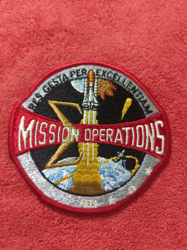 NASA Space Shuttle Patch- Mission Operations