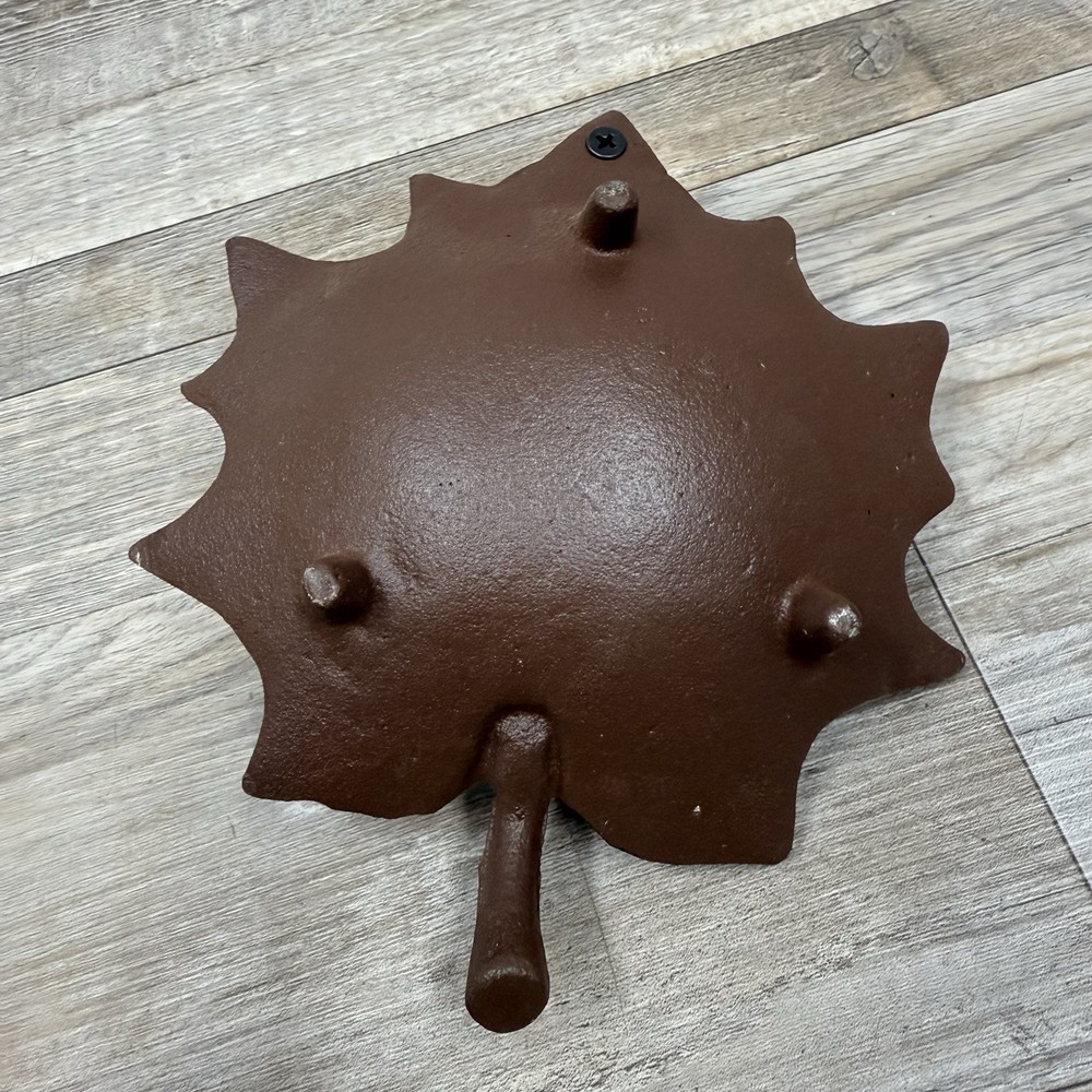 Rustic Cast Iron Bird On A Leaf Birdfeeder.