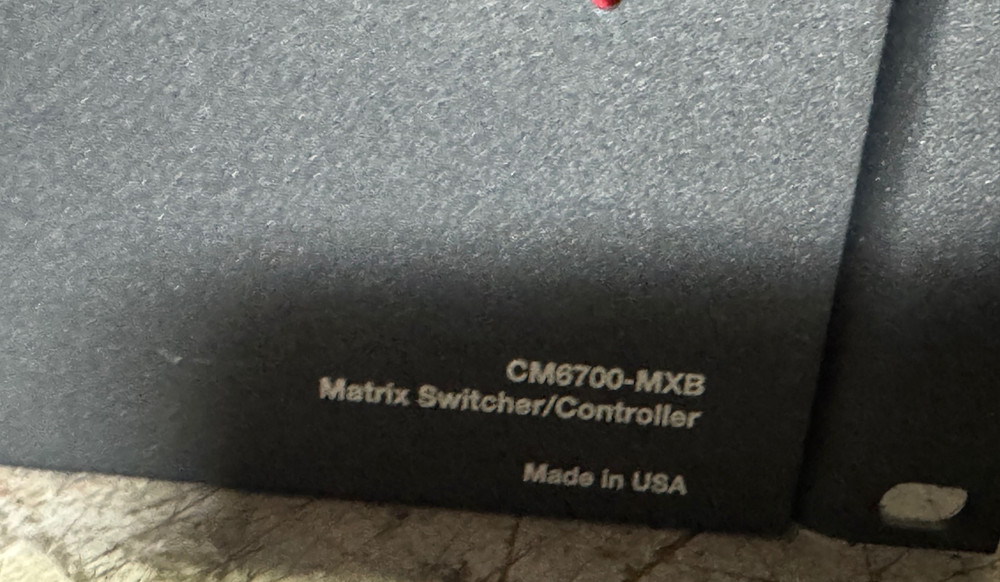 PELCO CM6700-MXB4 SWITCHER CONTROLLER