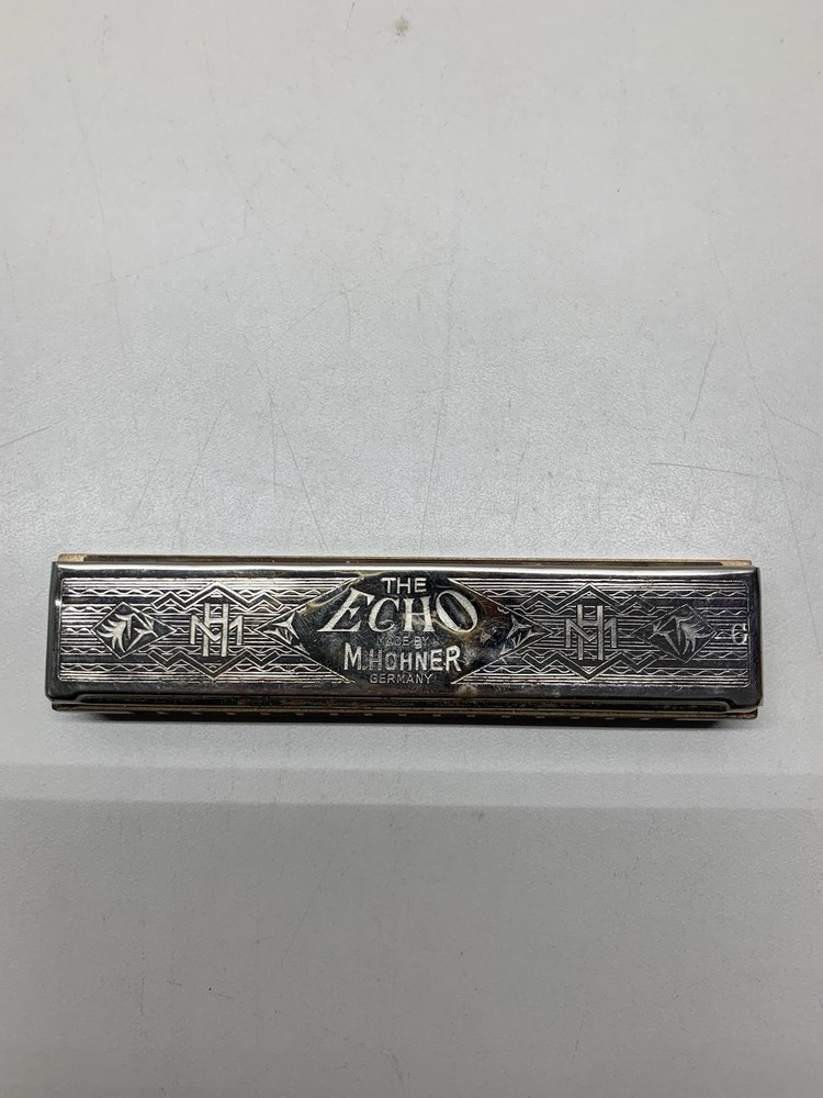 Vintage The Echo M Hohner Harmonica G Germany