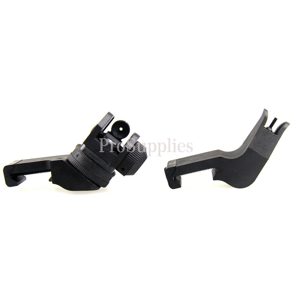 Front and Rear 45 Degree Offset Rapid Transition Backup Sight
