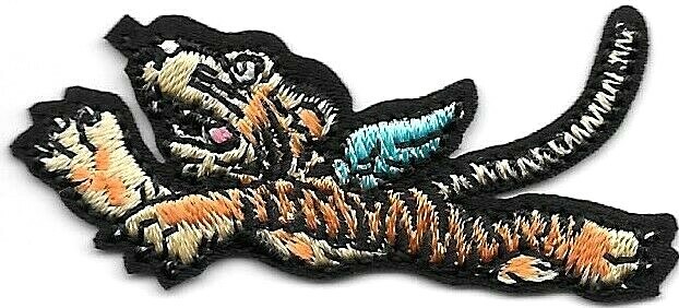 Flying Tigers Mascot Patch Good for polo breast pocket or baseball cap