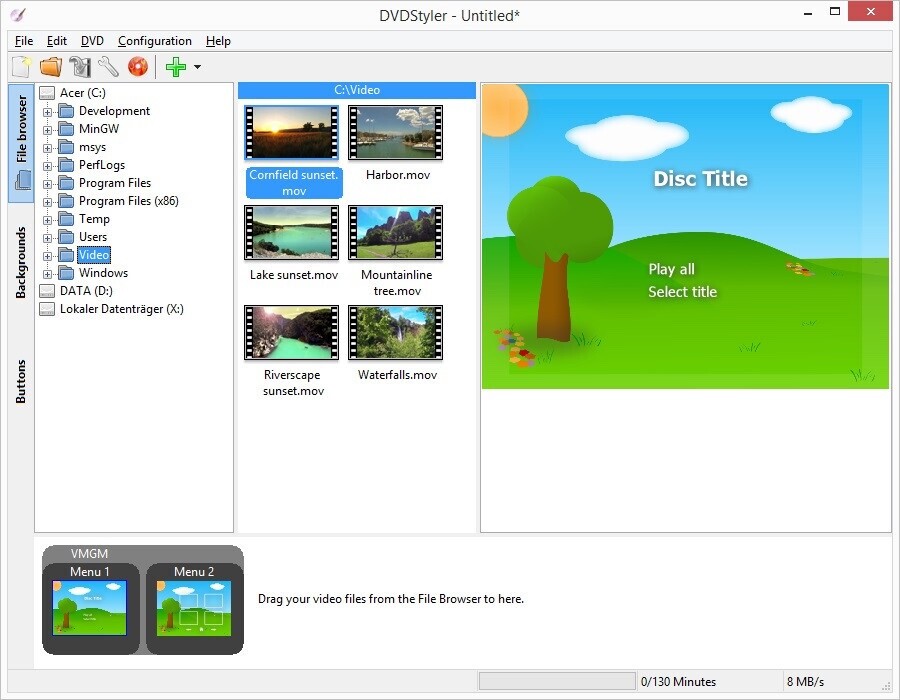 DVDStyler - DVD Creator & Authoring Software | CD DVD Burner Burning for Windows