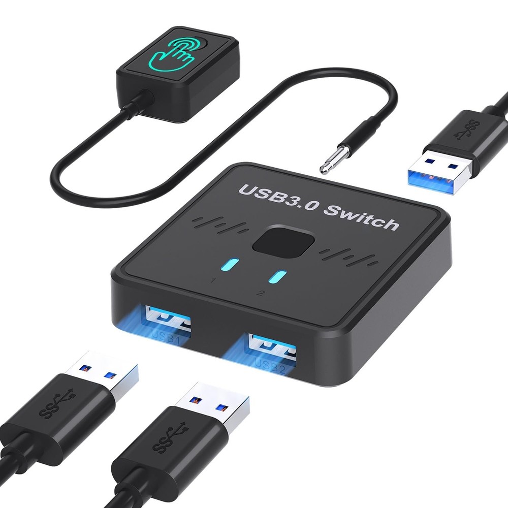 Usb Switch Usb 3.0 Switch Selector Bidirectional Usb Switch 1 In 2 Out/ 2 In 1 O