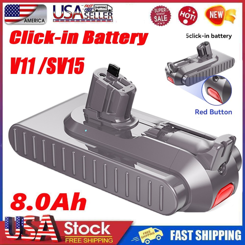 For Dyson V11 Button Click in Battery V11 Outsize Absolute Extra Outsize Battery