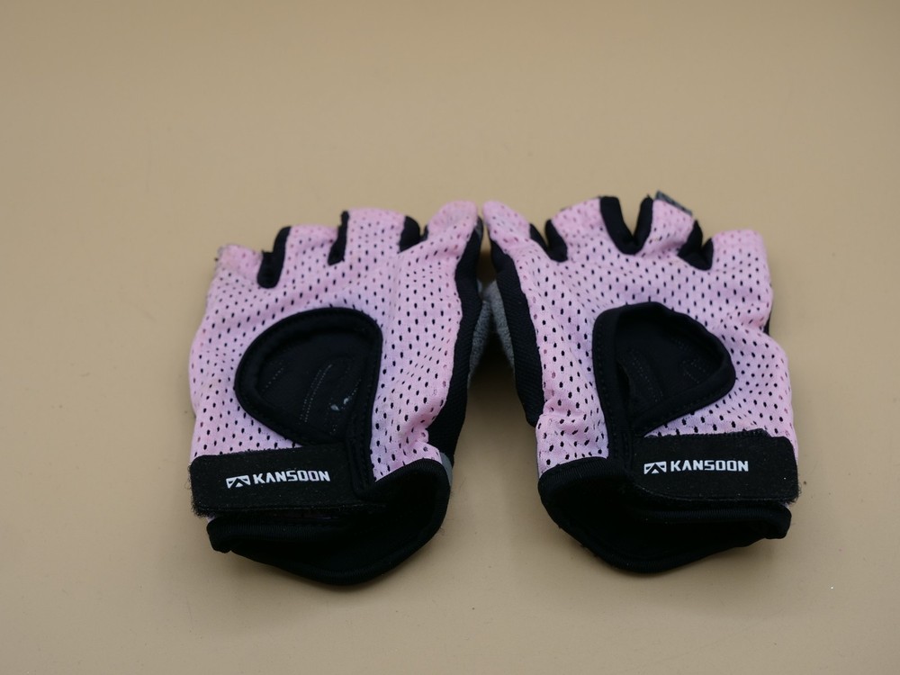 KANSOON Ecotechnology Workout Gloves Exercise Gloves Pink Size Medium