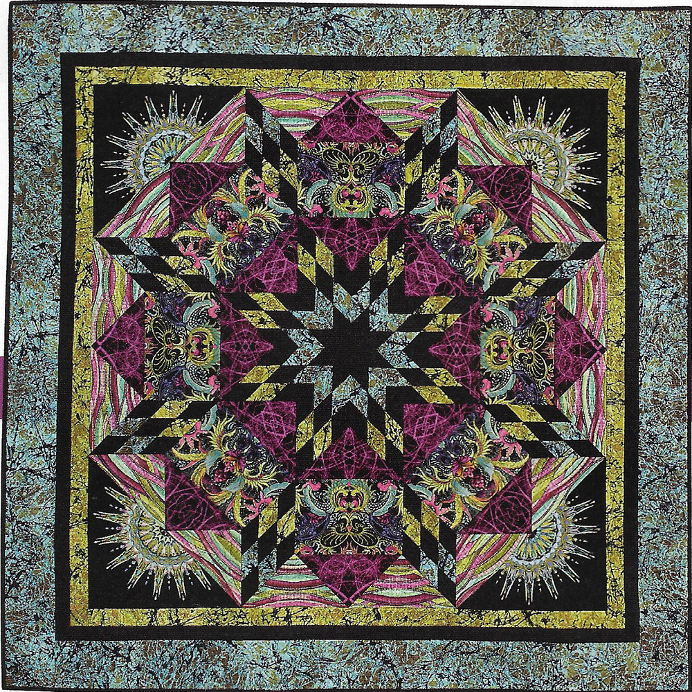 Marti Gras Quilt quilting pattern instructions