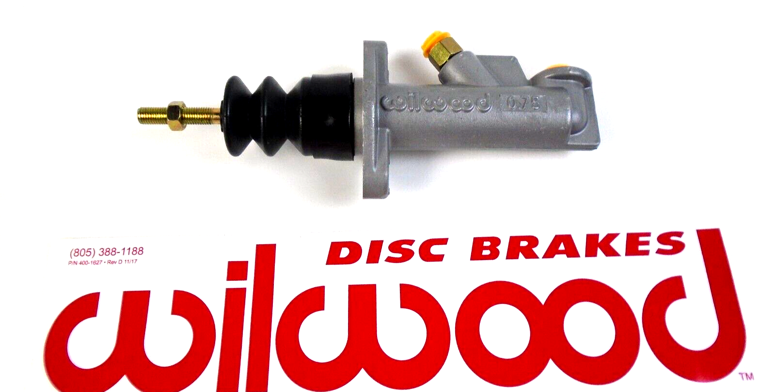 Wilwood 260-6089 Master Cylinder Compact Remote Girling Aluminum 3/4" Inch Bore