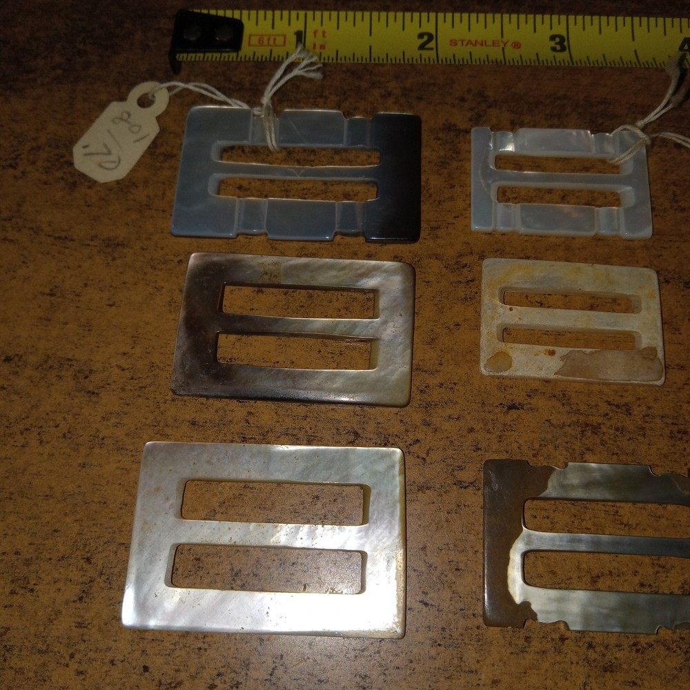 Bakelite Clothes Buckles Vintage
