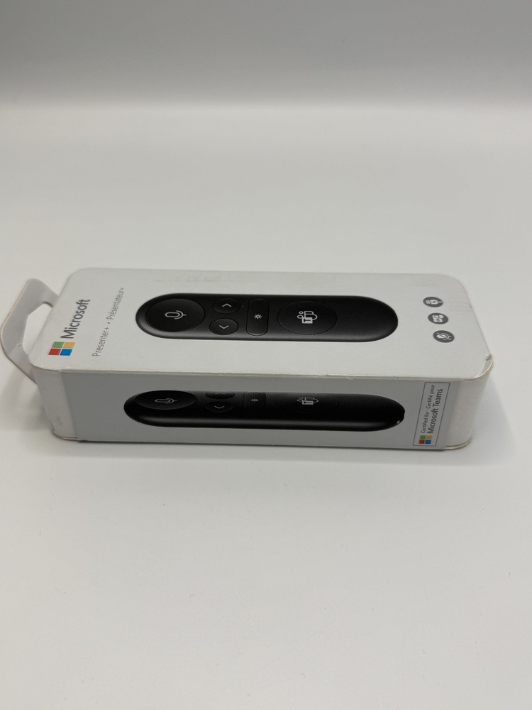 Microsoft Presenter + Black - Wireless Connectivity - Rechargeable Battery