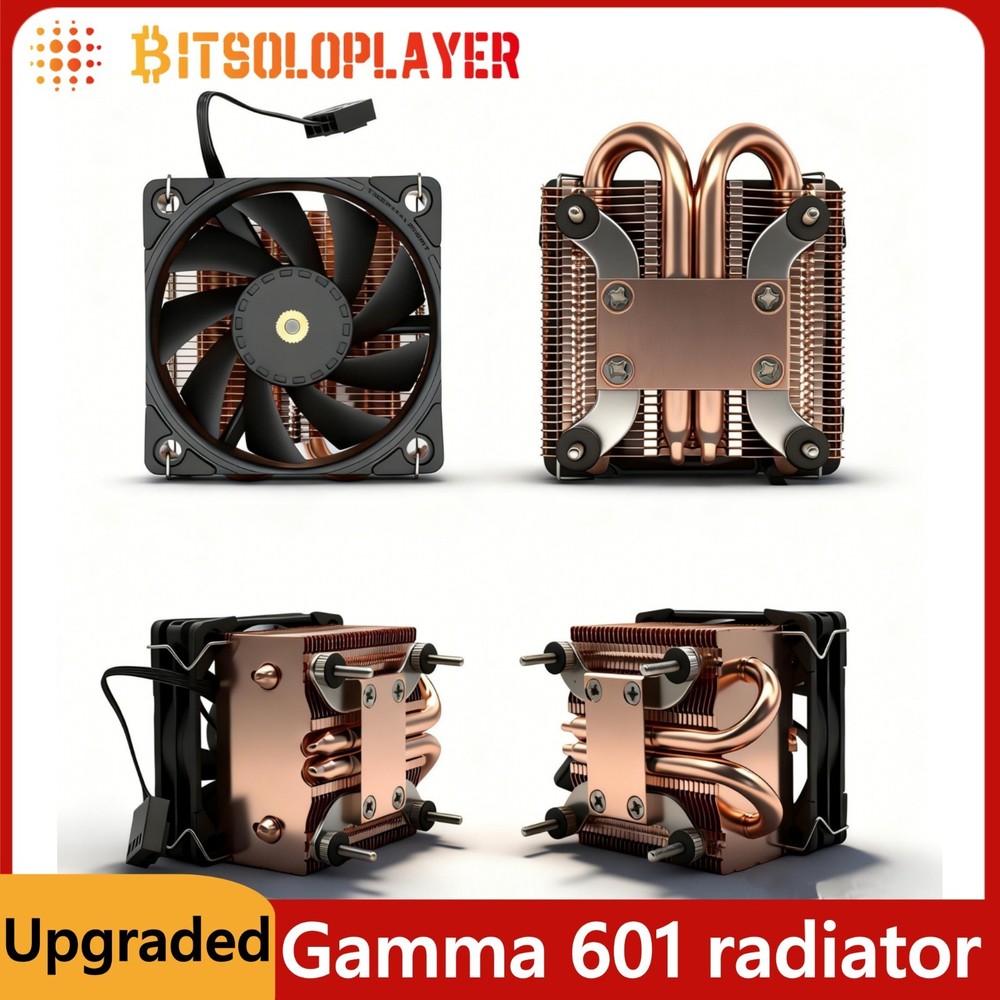 Bitaxe Gamma 601 efficient Ice Tower radiator overclock cooling mining cooler