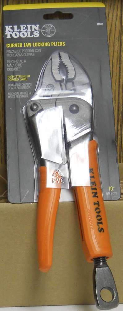 Klein Tools 38602  Curved Jaw 10 Inch Locking Pliers
