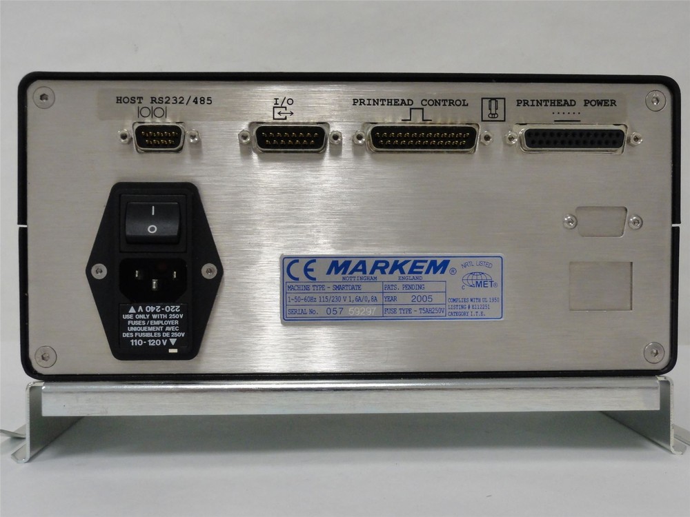 236704 New-No Box; Markem Smartdate Printer Controller; E112251; 115/230V