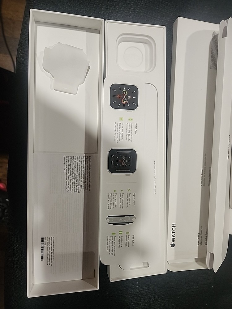 Apple Watch Empty Box Only – Original Packaging & Insert – SE 3 40mm - No Watch